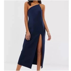 ASOS NWT Asymmetrical Maxi Dress
